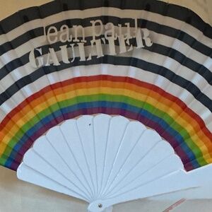 Jean Paul Gaultier Collectible Pride Fan!!! Rare!!!
